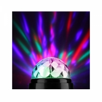 Glob disco rotativ 360° cu lumini LED colorate, Vivo LPC1178